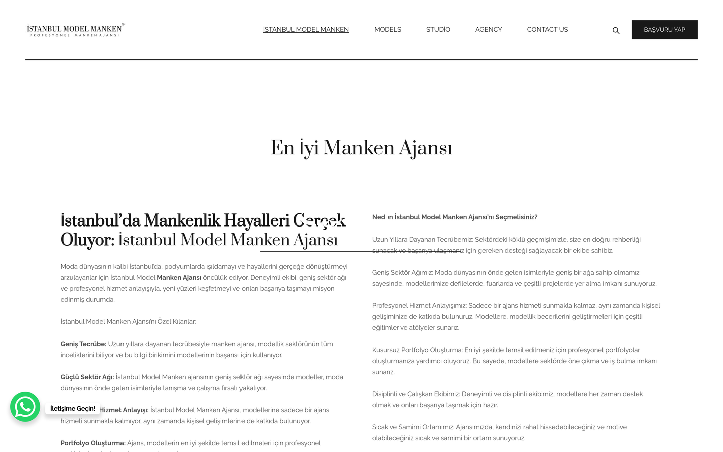 İstanbul Model Manken Ajansı