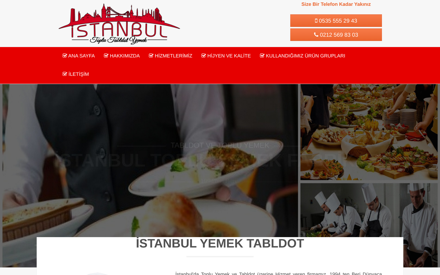 İstanbul Yemek Tabldot