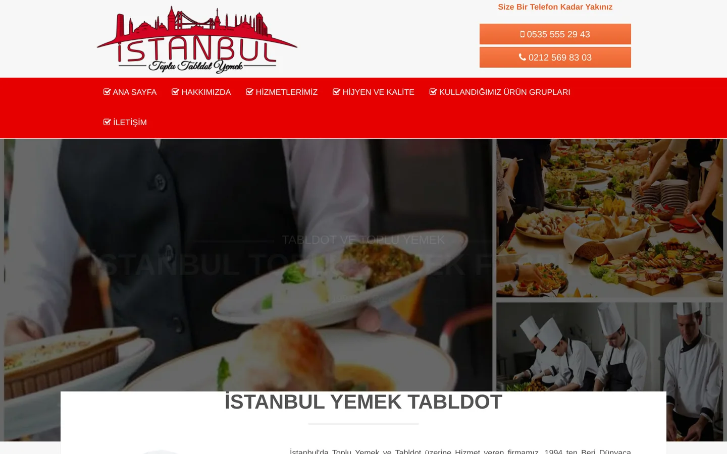 İstanbul Yemek Tabldot