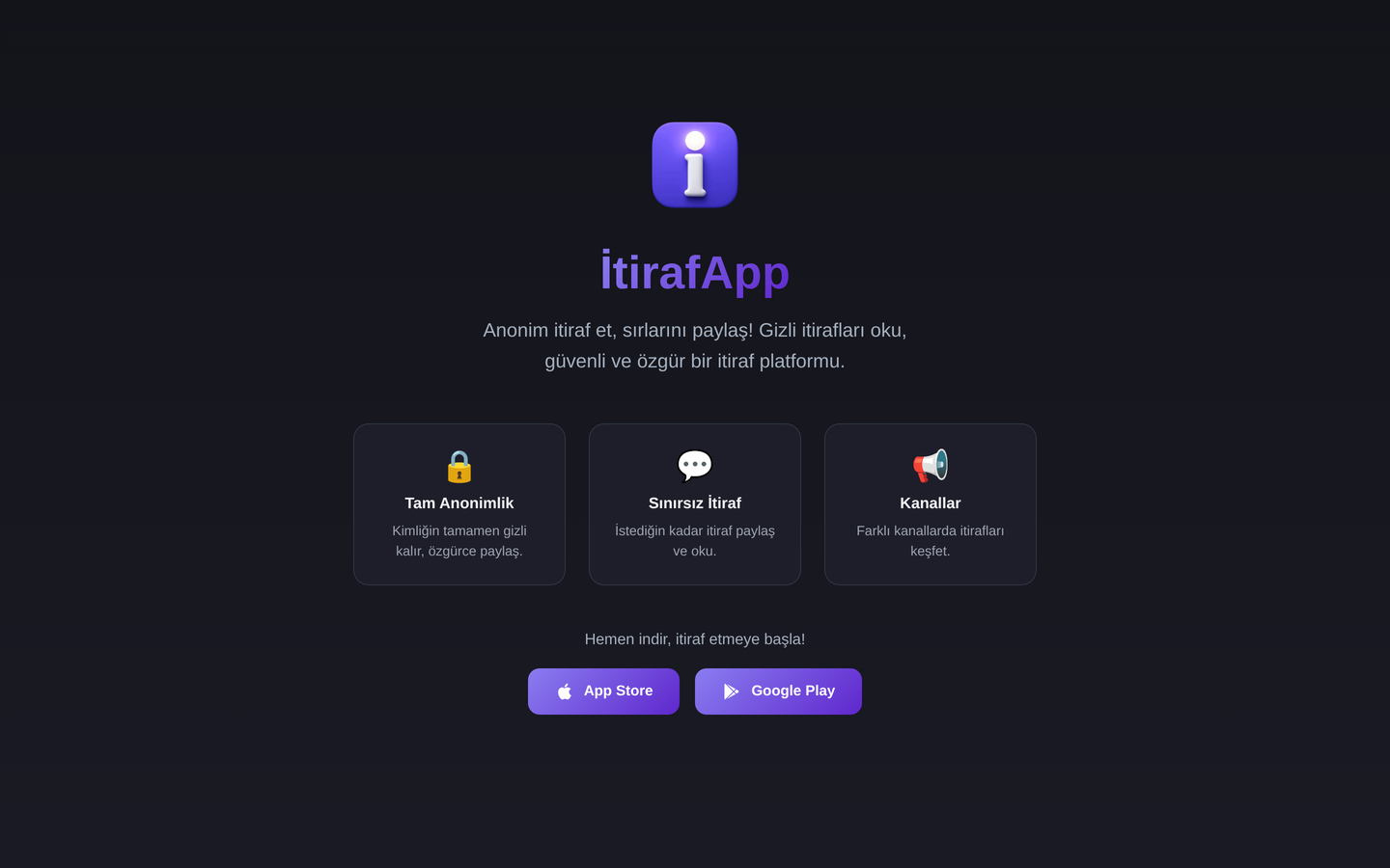 İtirafApp