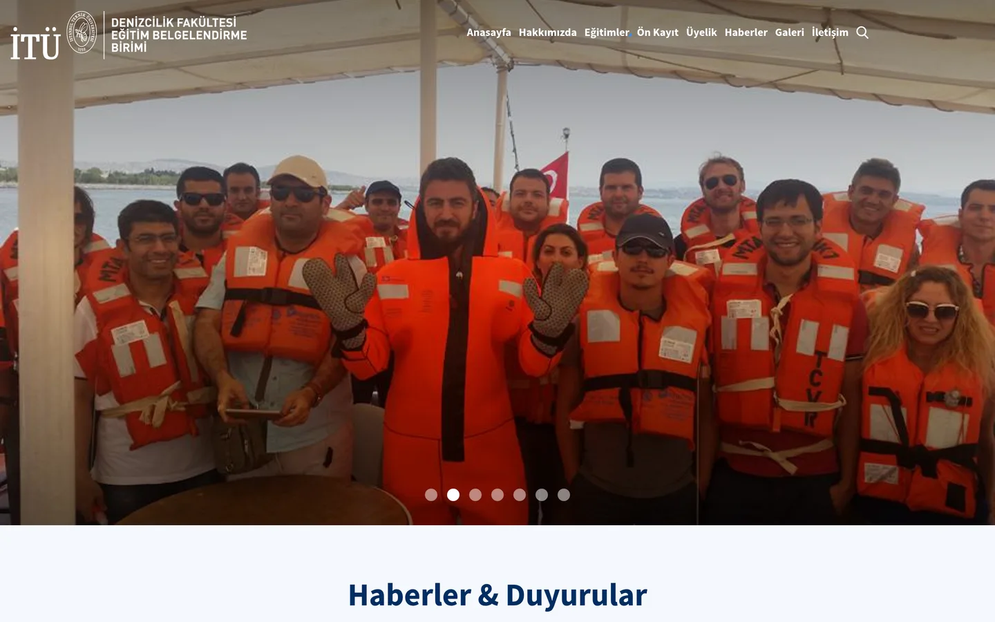 İTÜ Denizcilik Fakültesi Eğitim Belgelendirme Birimi