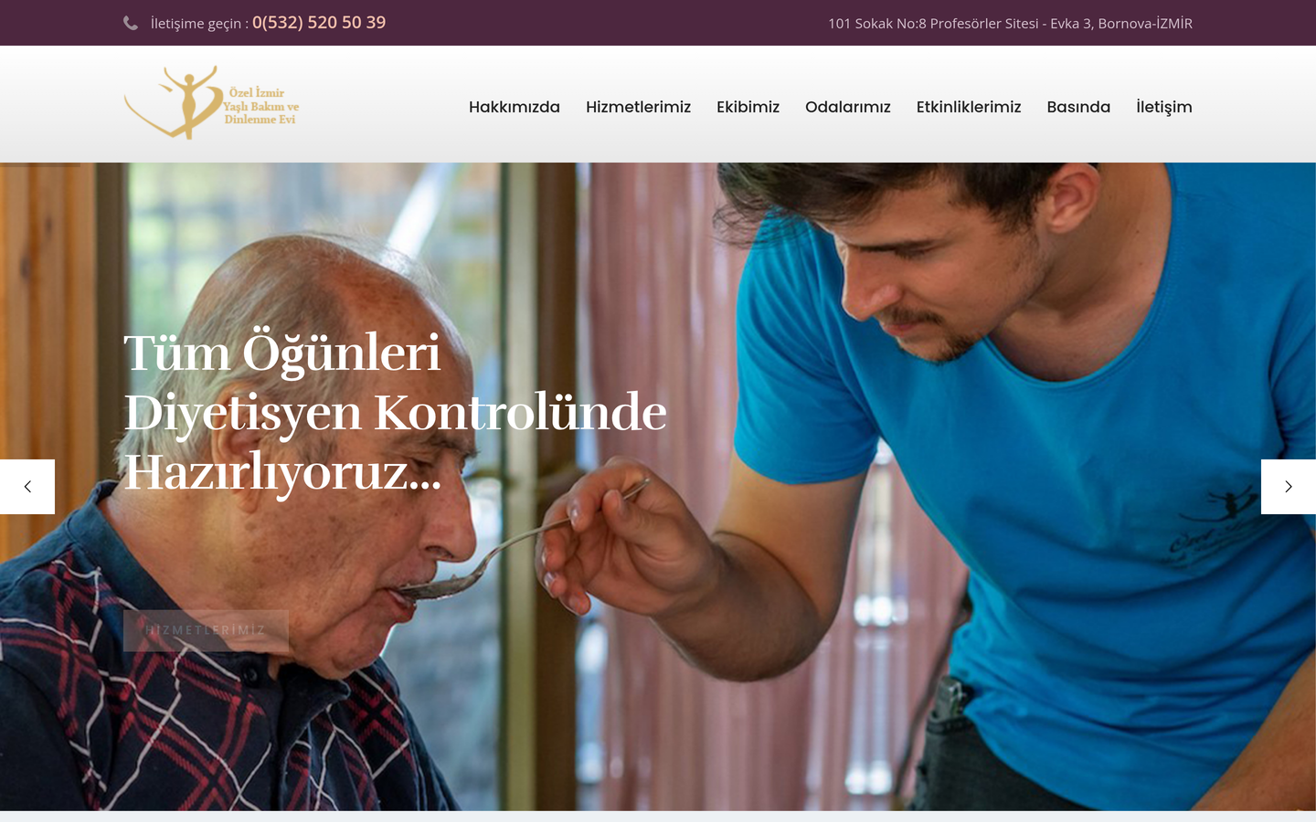 Özel İzmir Yaşlı Bakım ve Dinlenme Evi