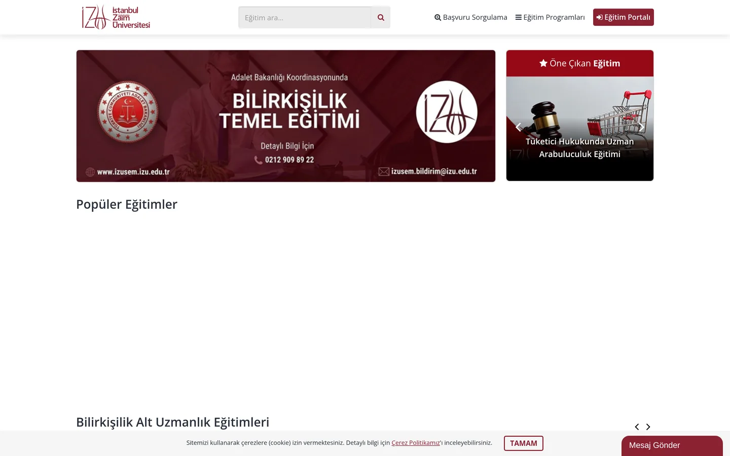 İzüsem (İstanbul Sabahattin Zaim Üniversitesi Sürekli Eğitim Merkezi)