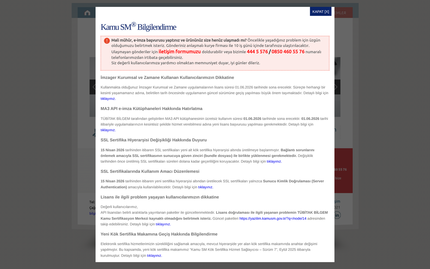 Kamu SM (TÜBİTAK)