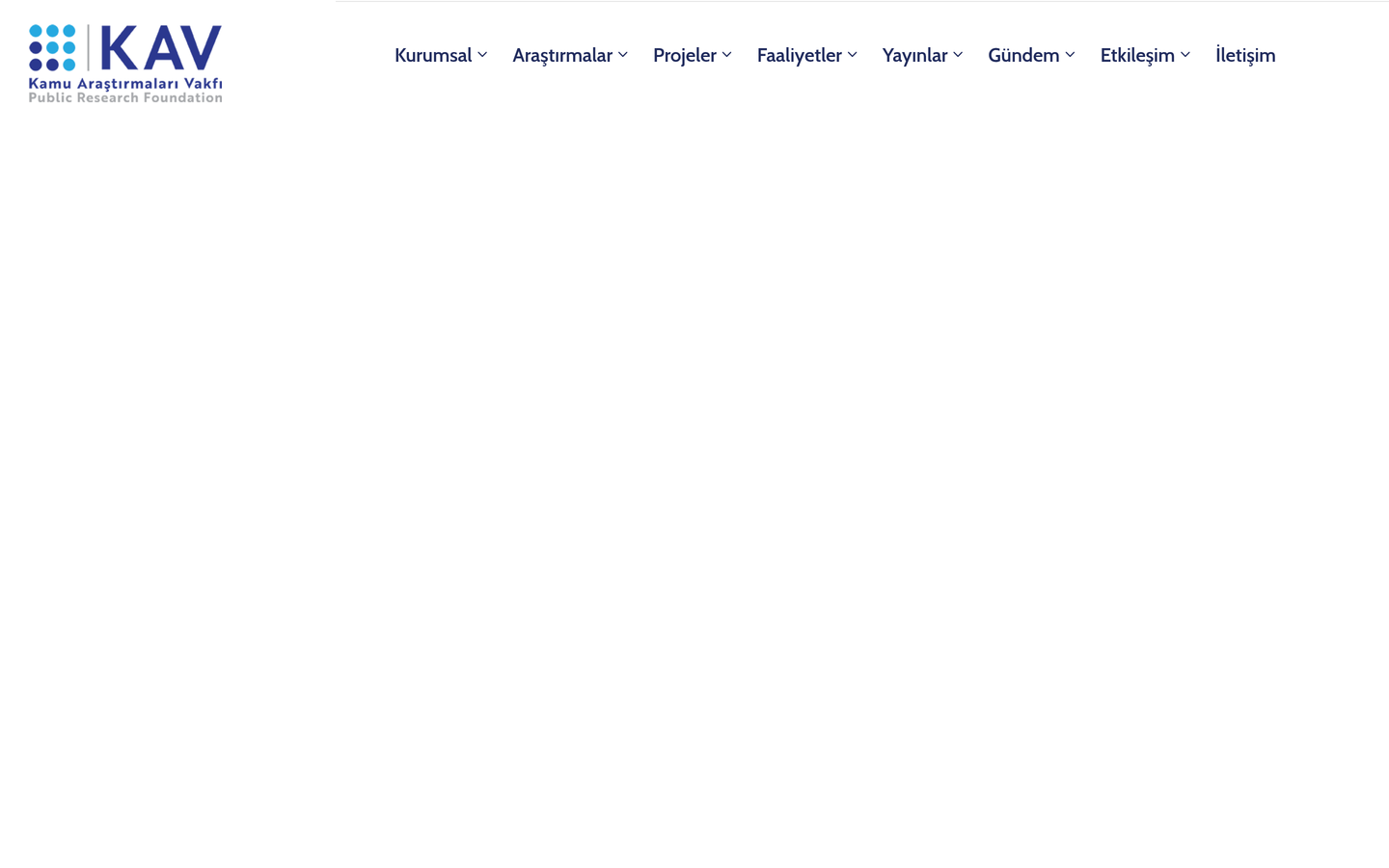 Kamu Araştırmaları Vakfı (KAV)