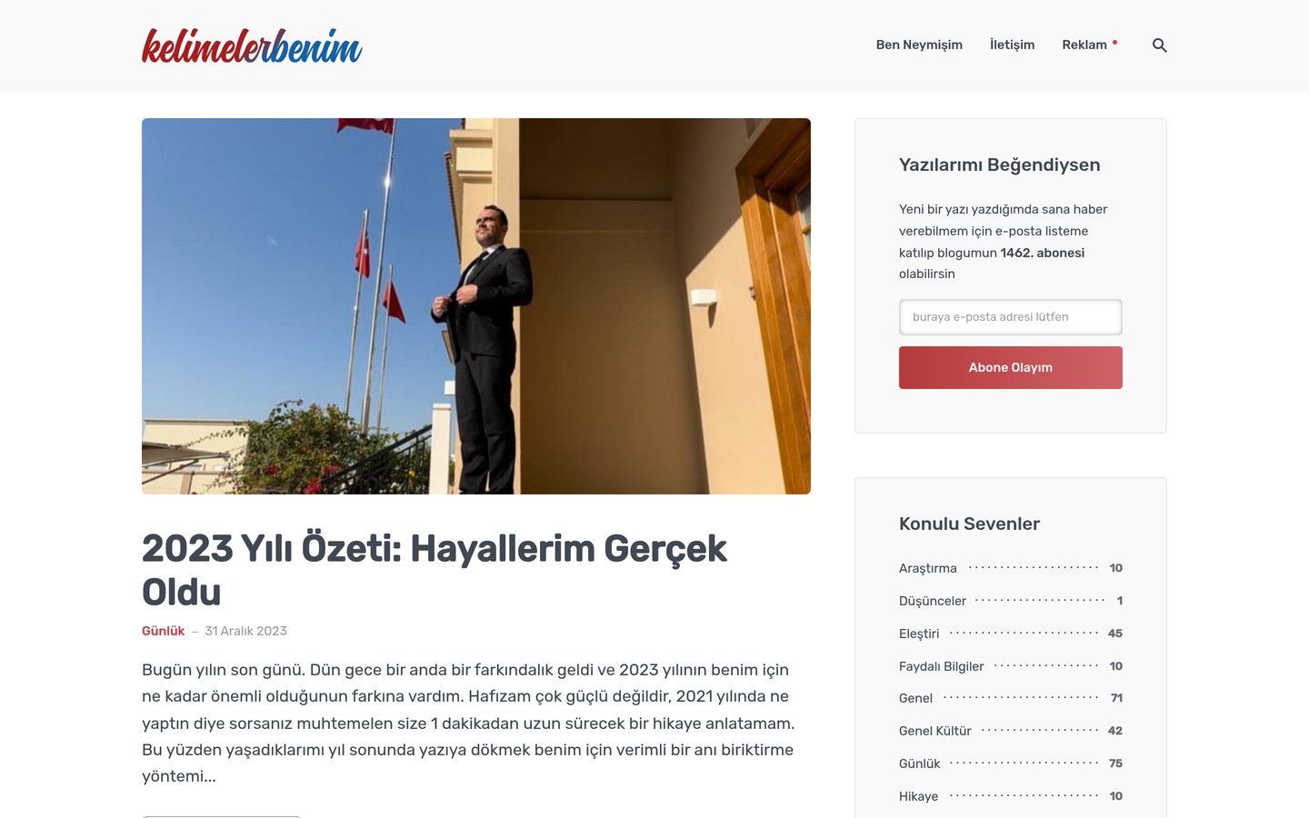 Kelimeler Benim