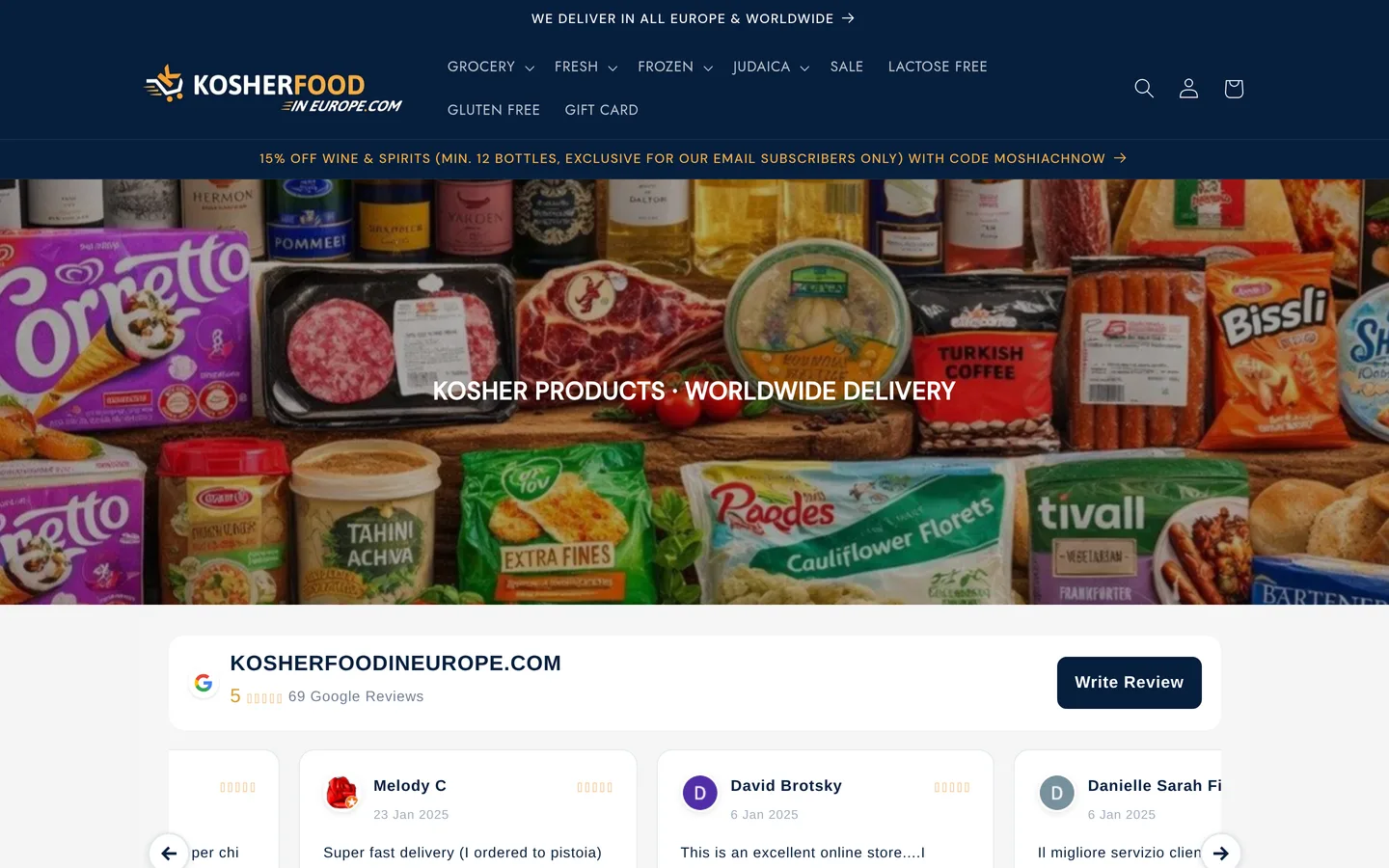 Kosher Foods in Europe