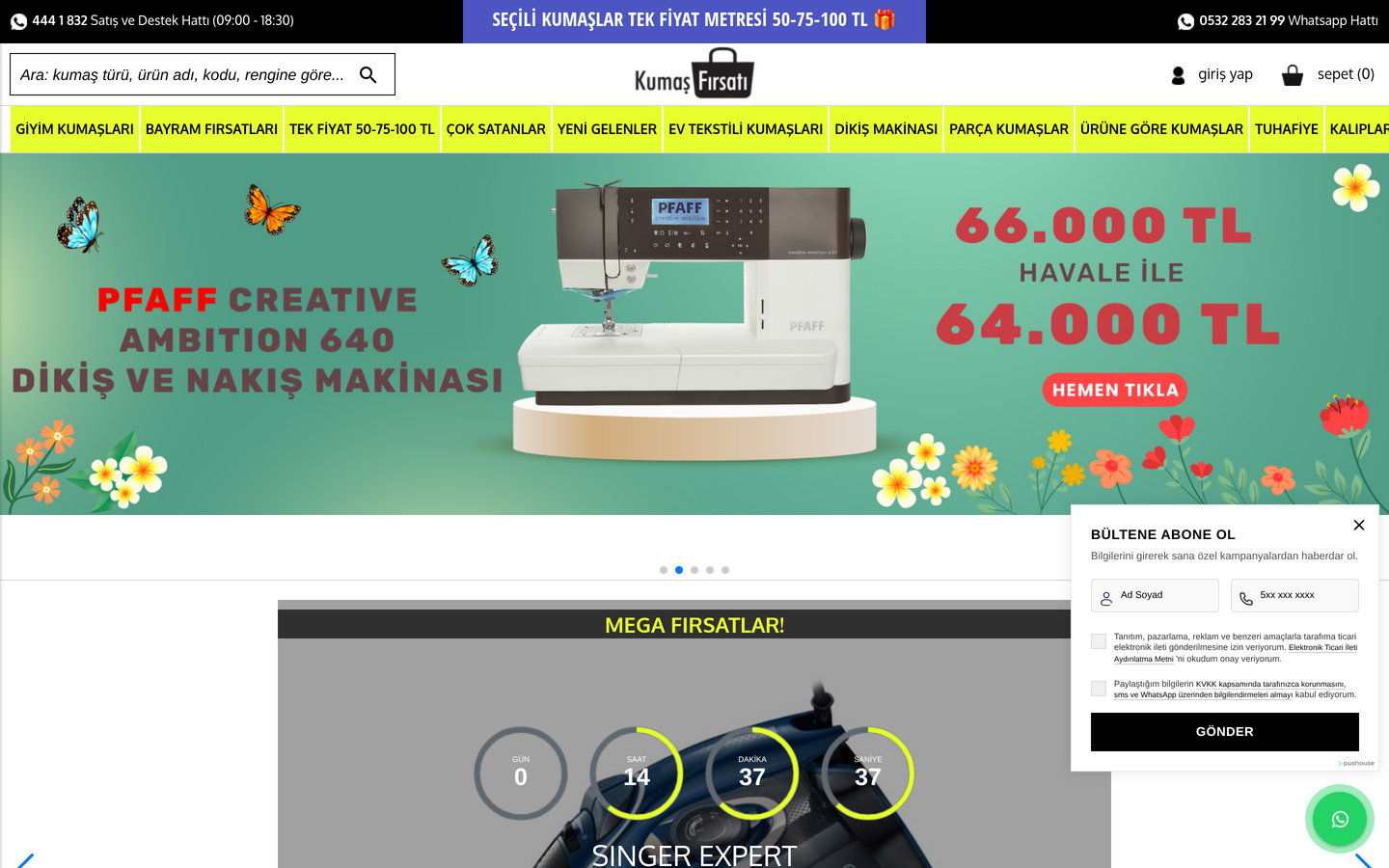 Kumaş Fırsatı