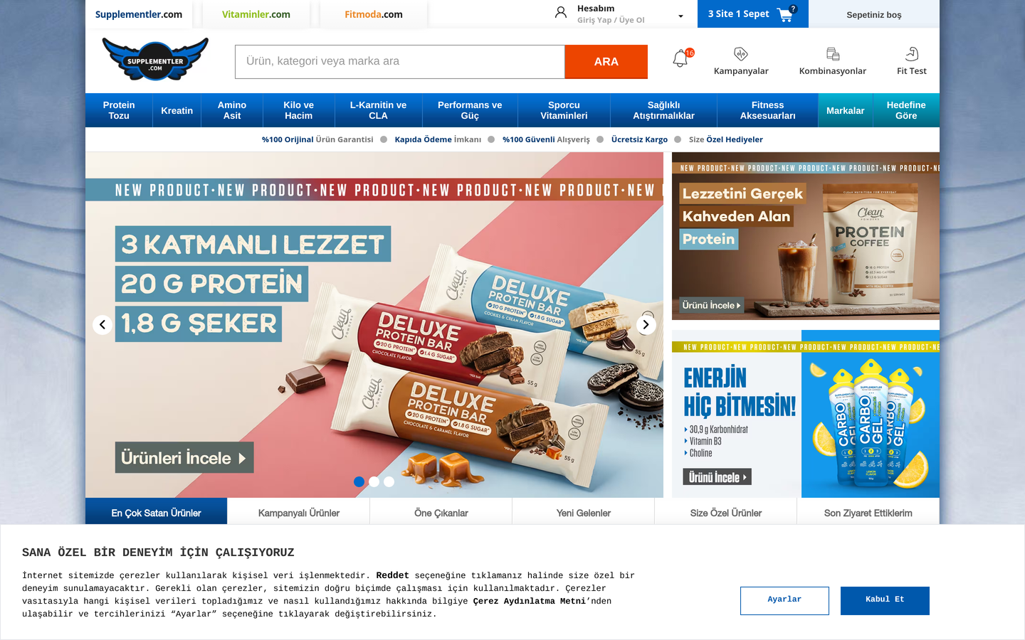 Supplementler (Mobil)