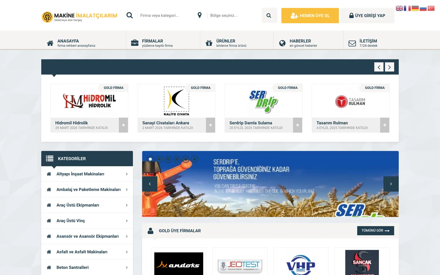 Makine İmalatçıları