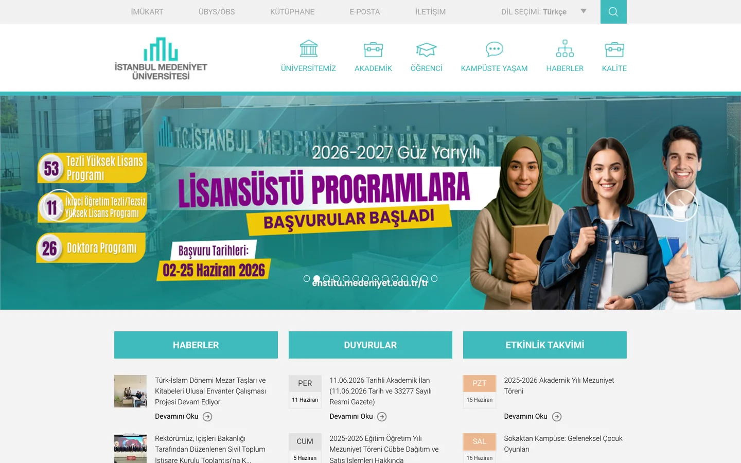 İst-Medeniyet EYS