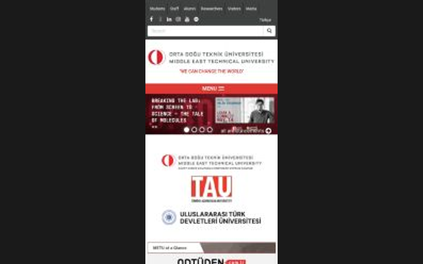 Orta Doğu Teknik Üniversitesi (ODTÜ)