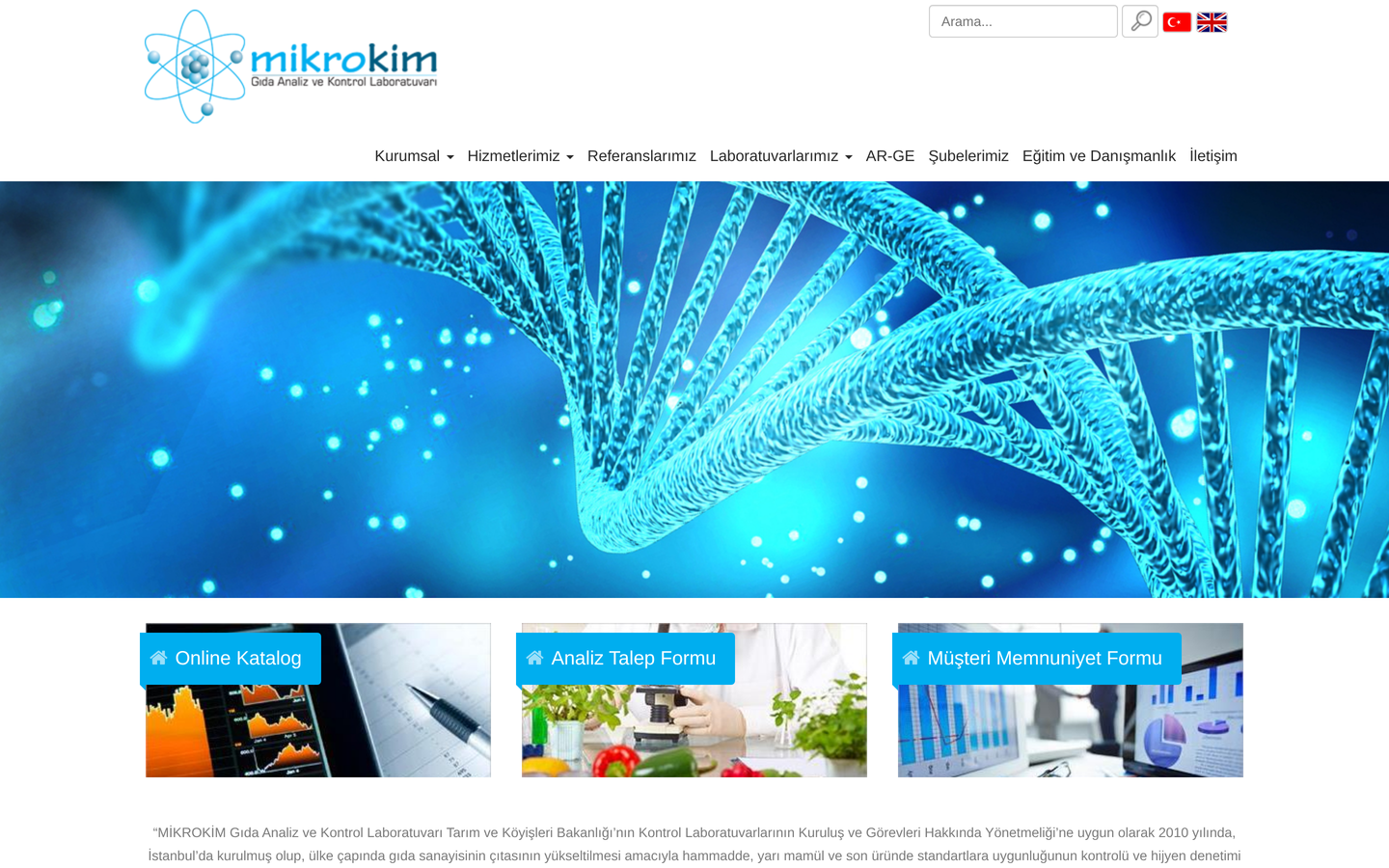 Mikrokim Gıda Analiz ve Kontrol Laboratuvarı