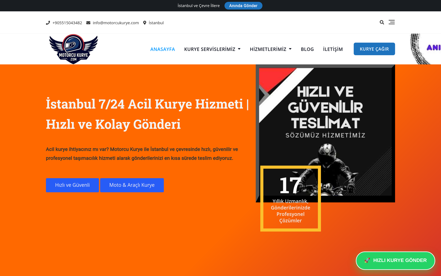 Motorcu Kurye