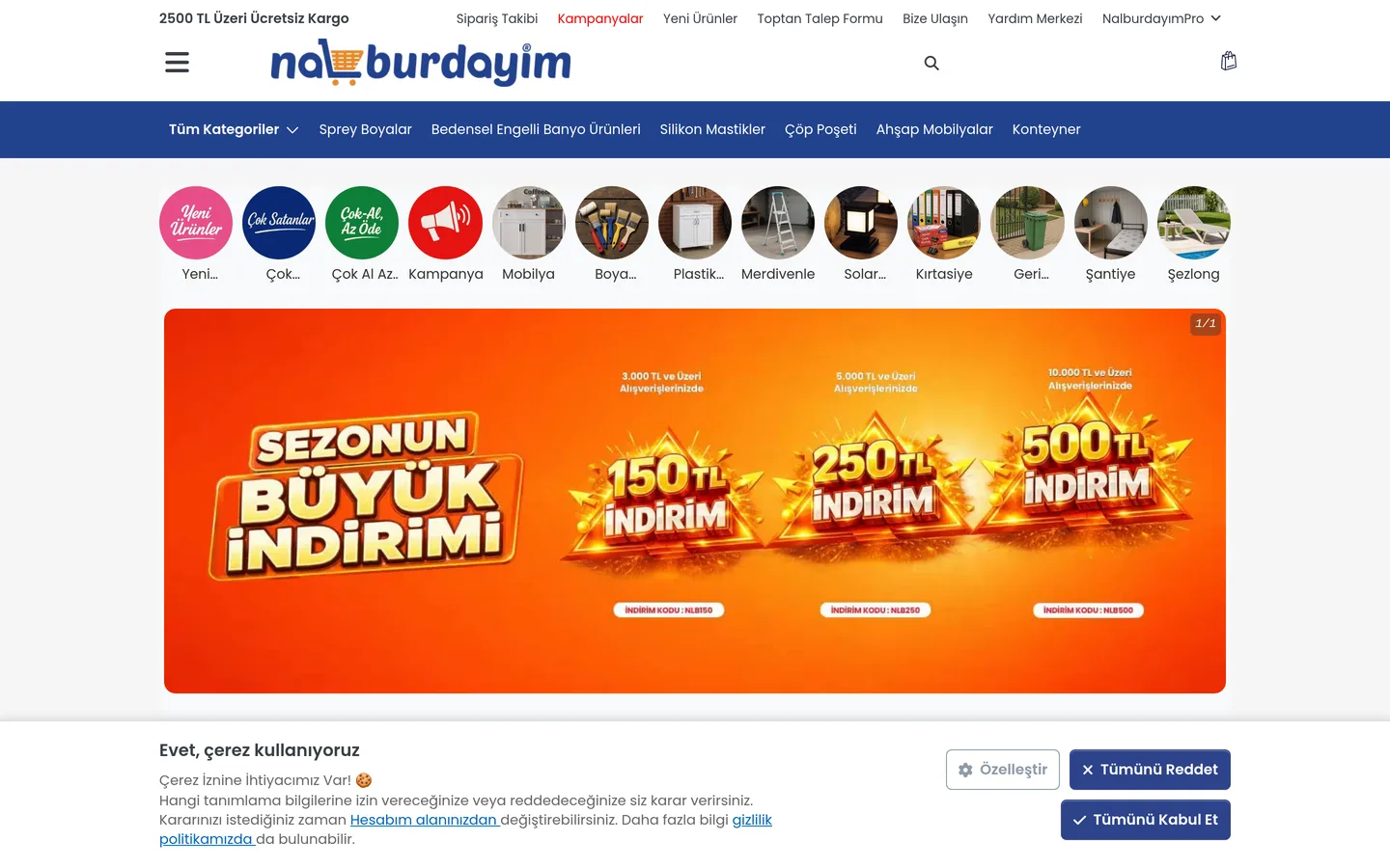 Nalburdayım