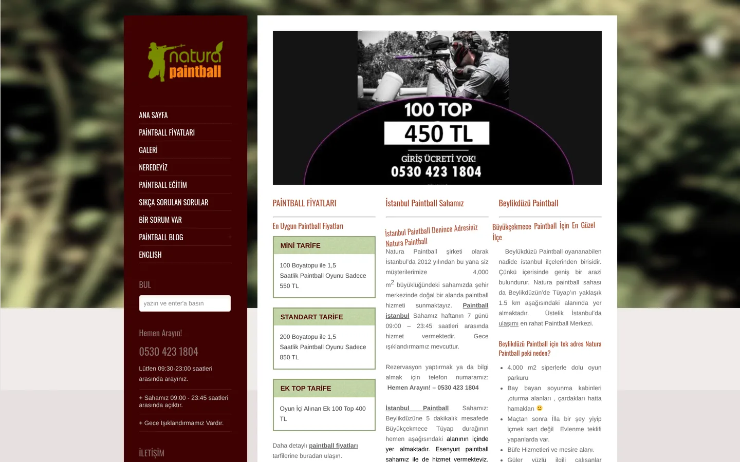 Natura Paintball