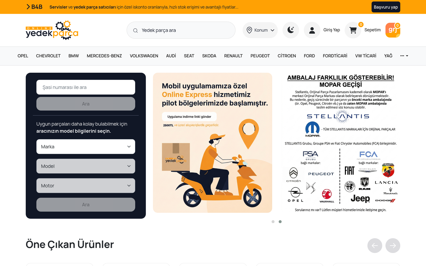Online Yedek Parça