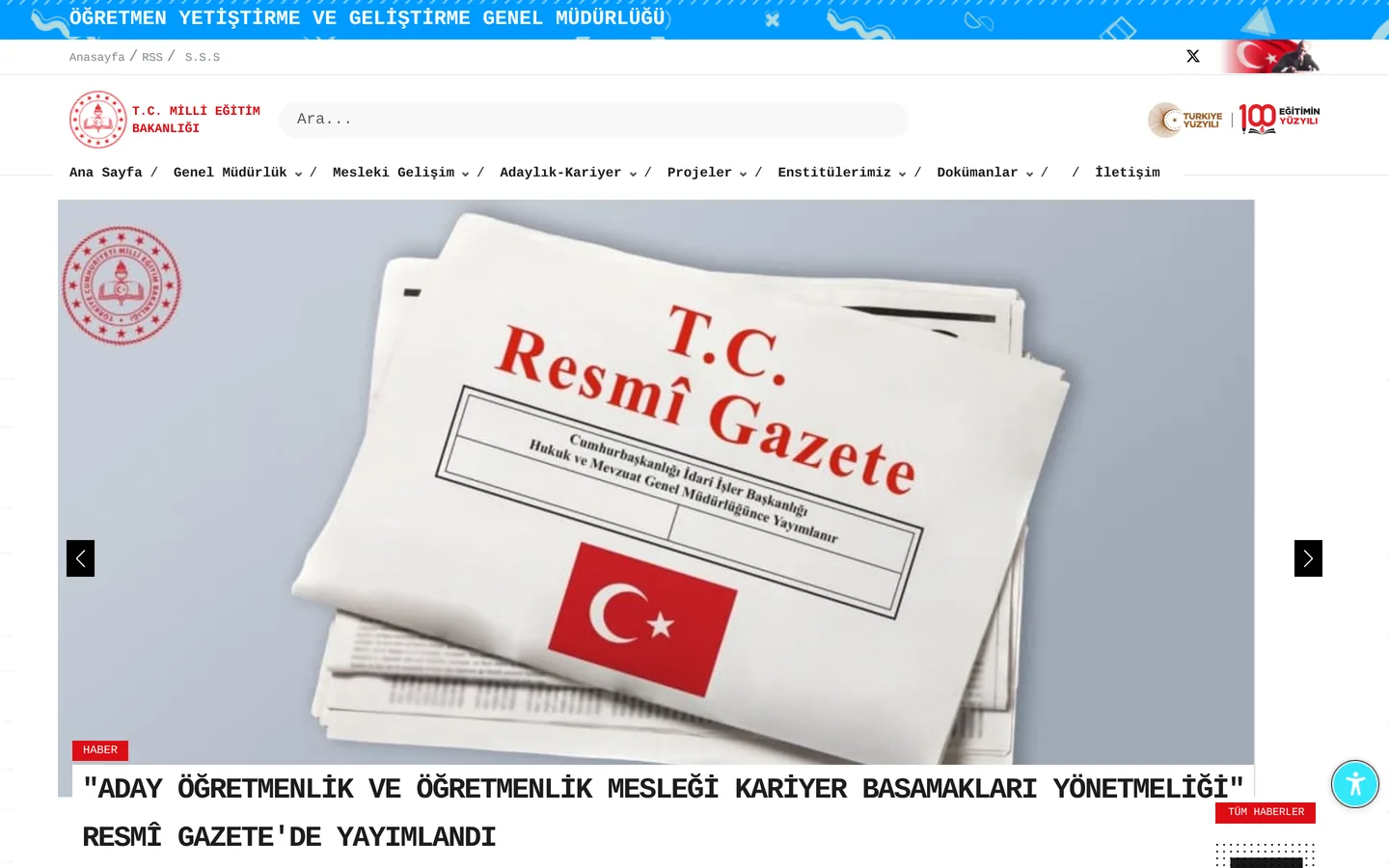 Öğretmen Yetiştirme Genel Müdürlüğü