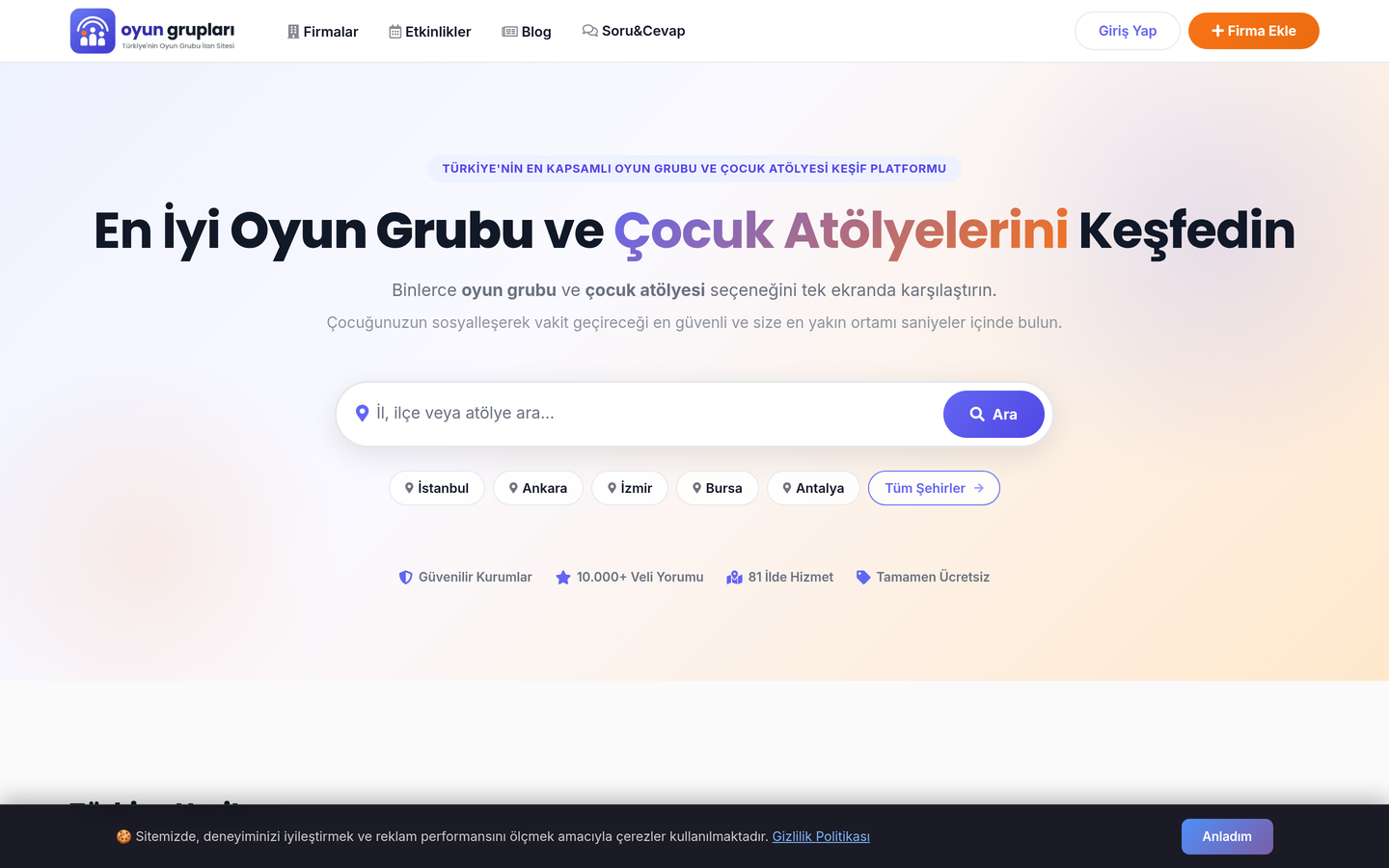 Oyun Grupları