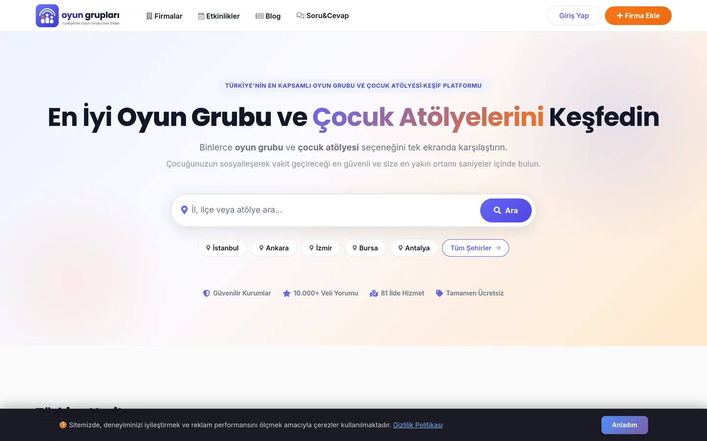 Oyun Grupları