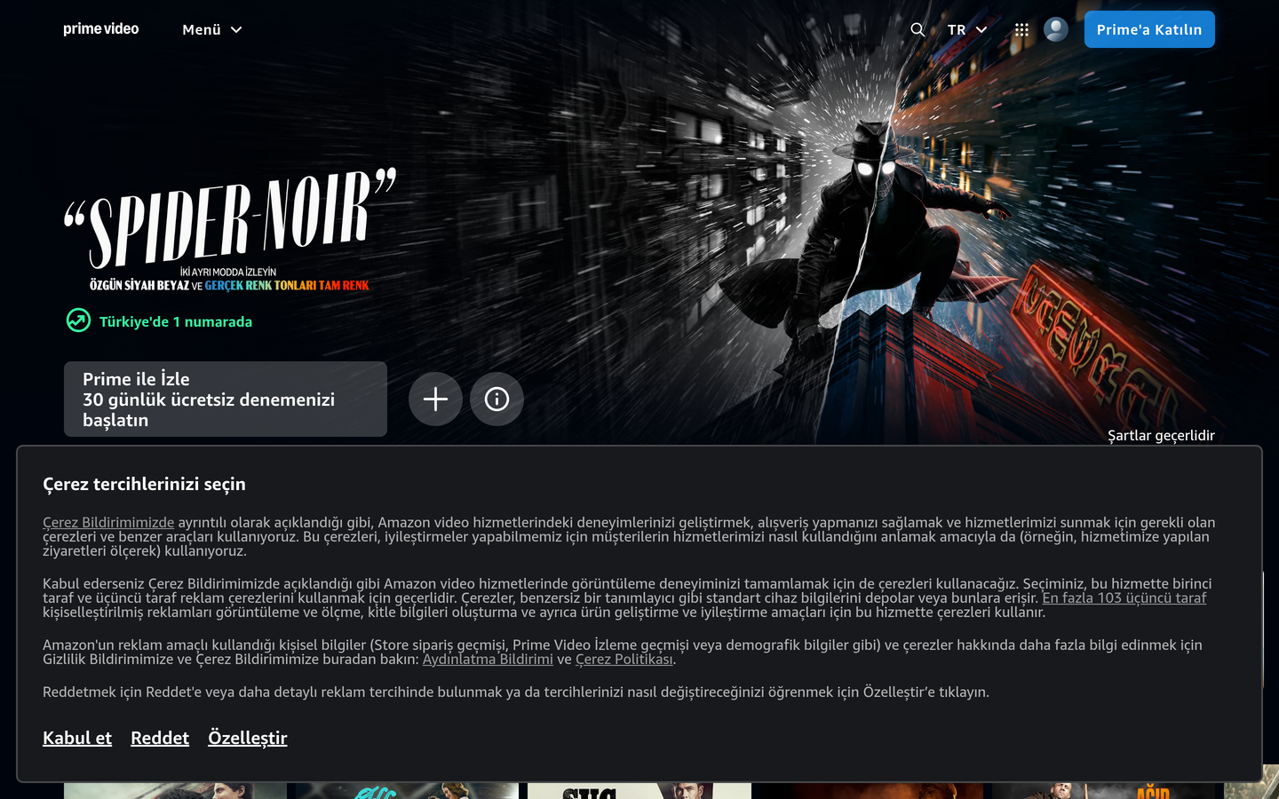 Amazon Prime Video Türkiye
