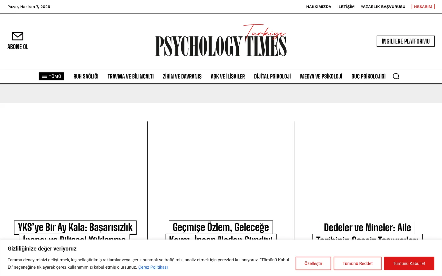 Psychology Times Türkiye