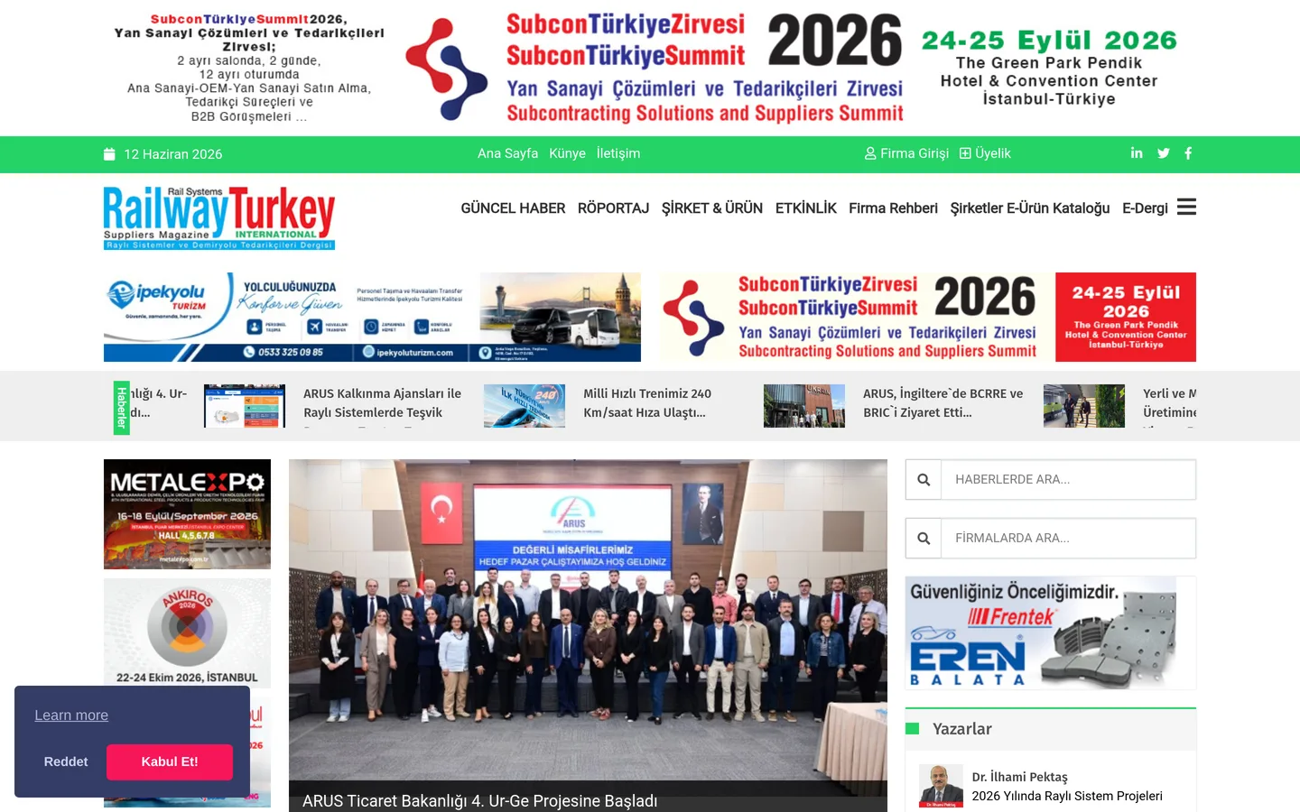 Raylı Sistemler (Rail Turkey Haber)