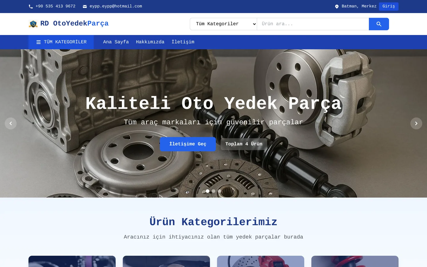 RD Oto Yedek Parça
