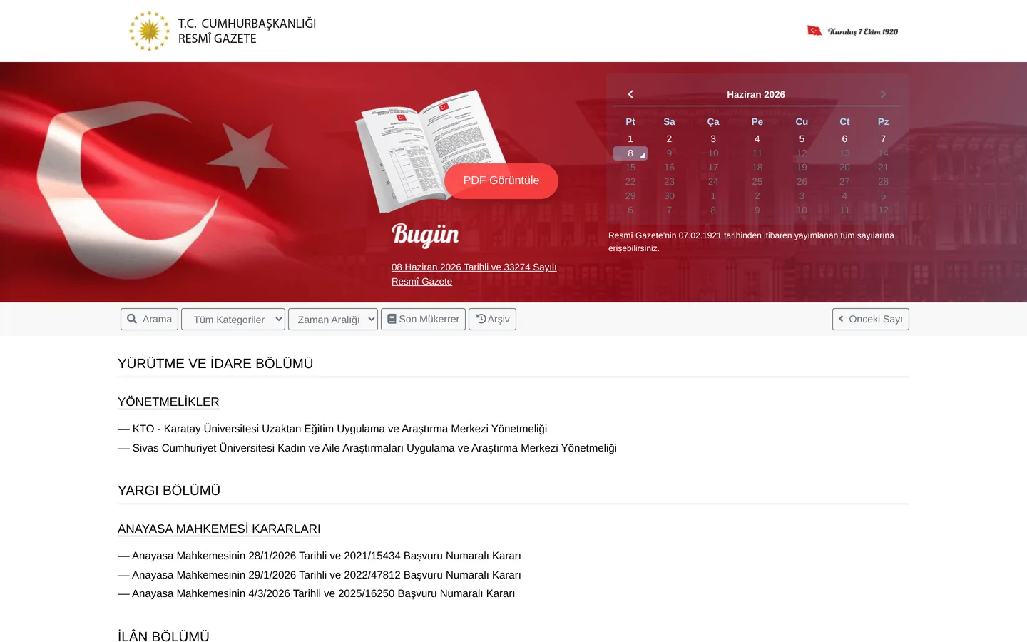 Resmi Gazete