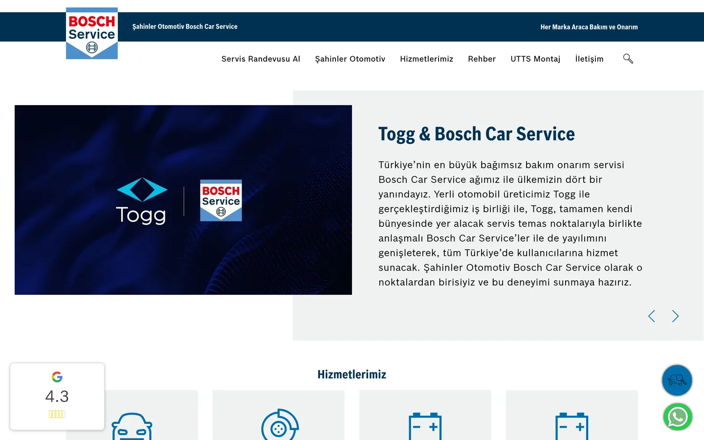 Şahinler Bosch Car Service