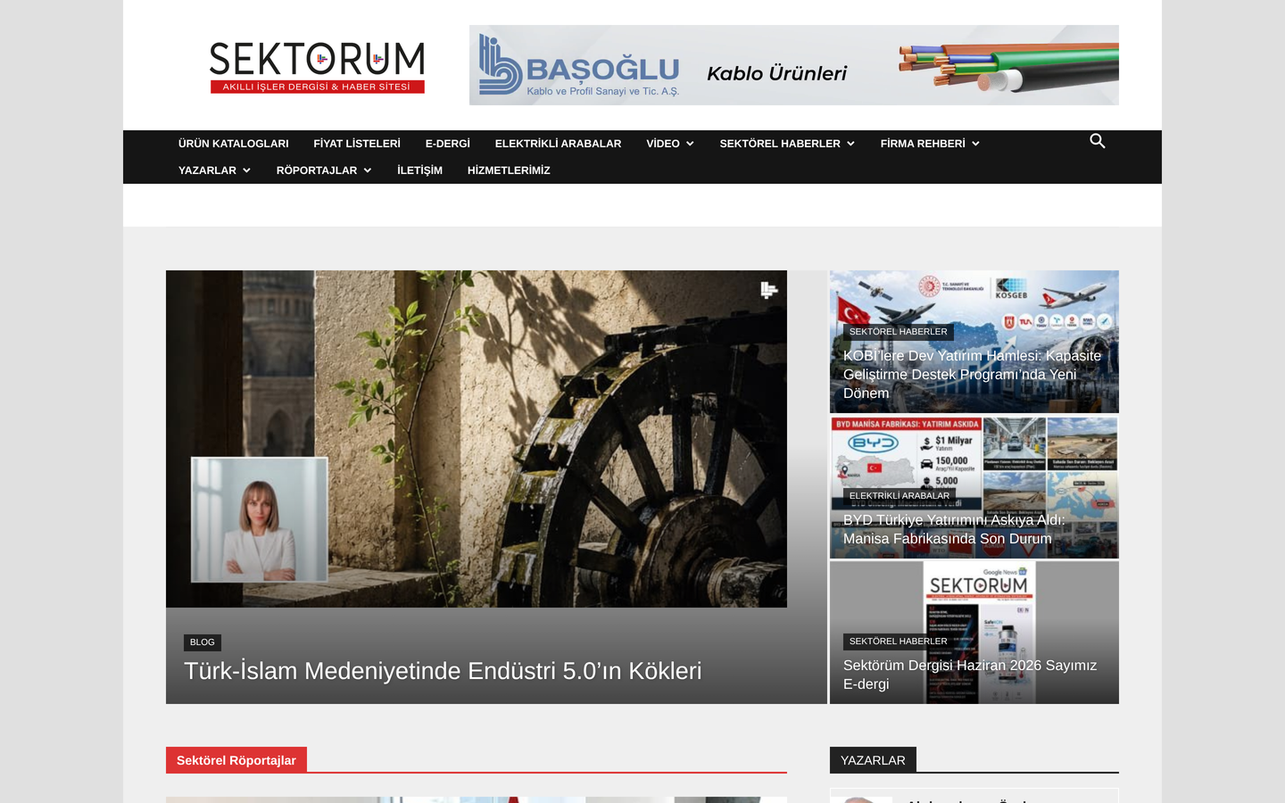 Sektörüm Dergisi