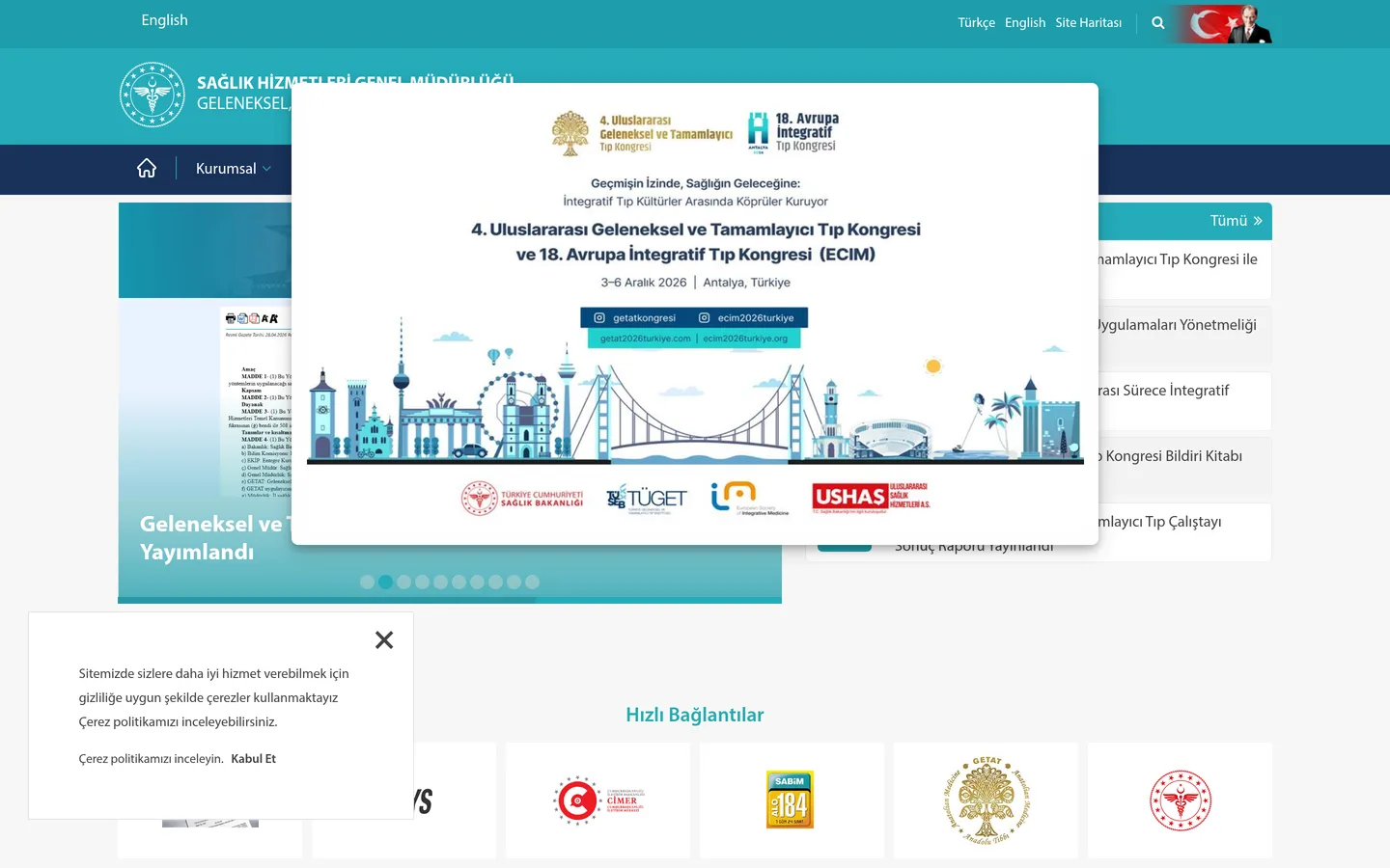 Sağlık Bakanlığı GETAT Portalı