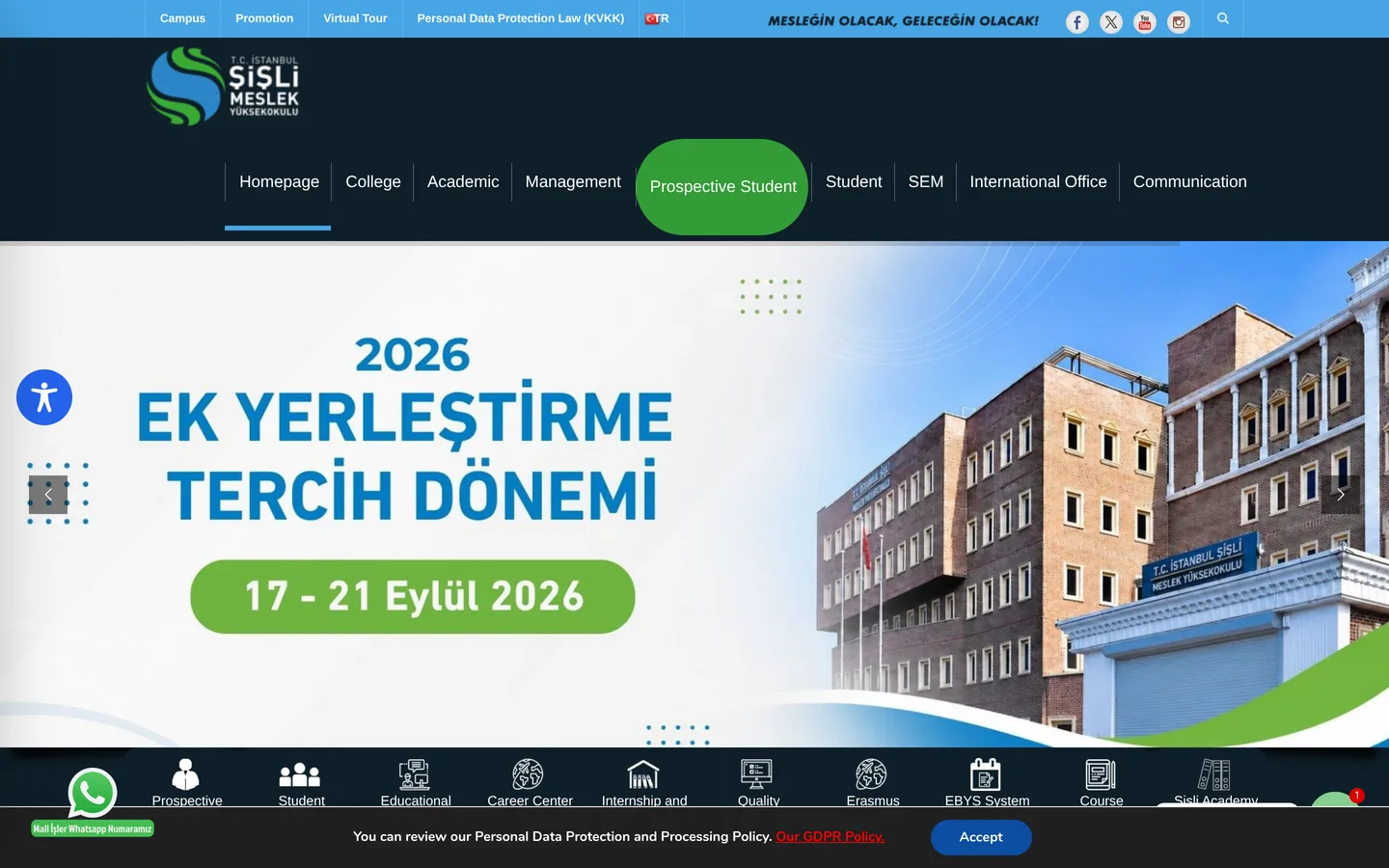 İstanbul Şişli Meslek Yüksekokulu