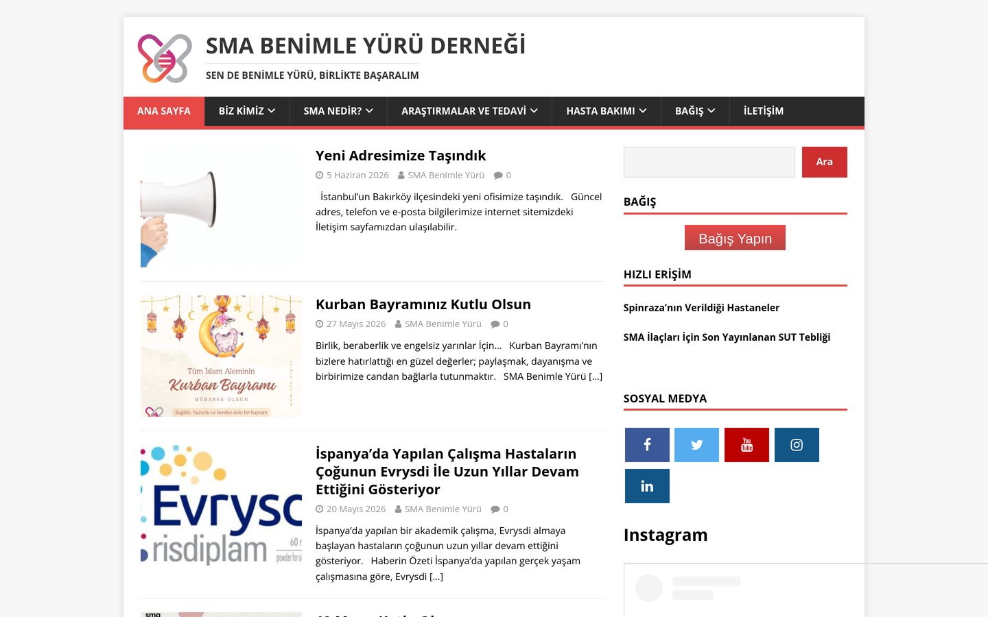 SMA Benimle Yürü Derneği