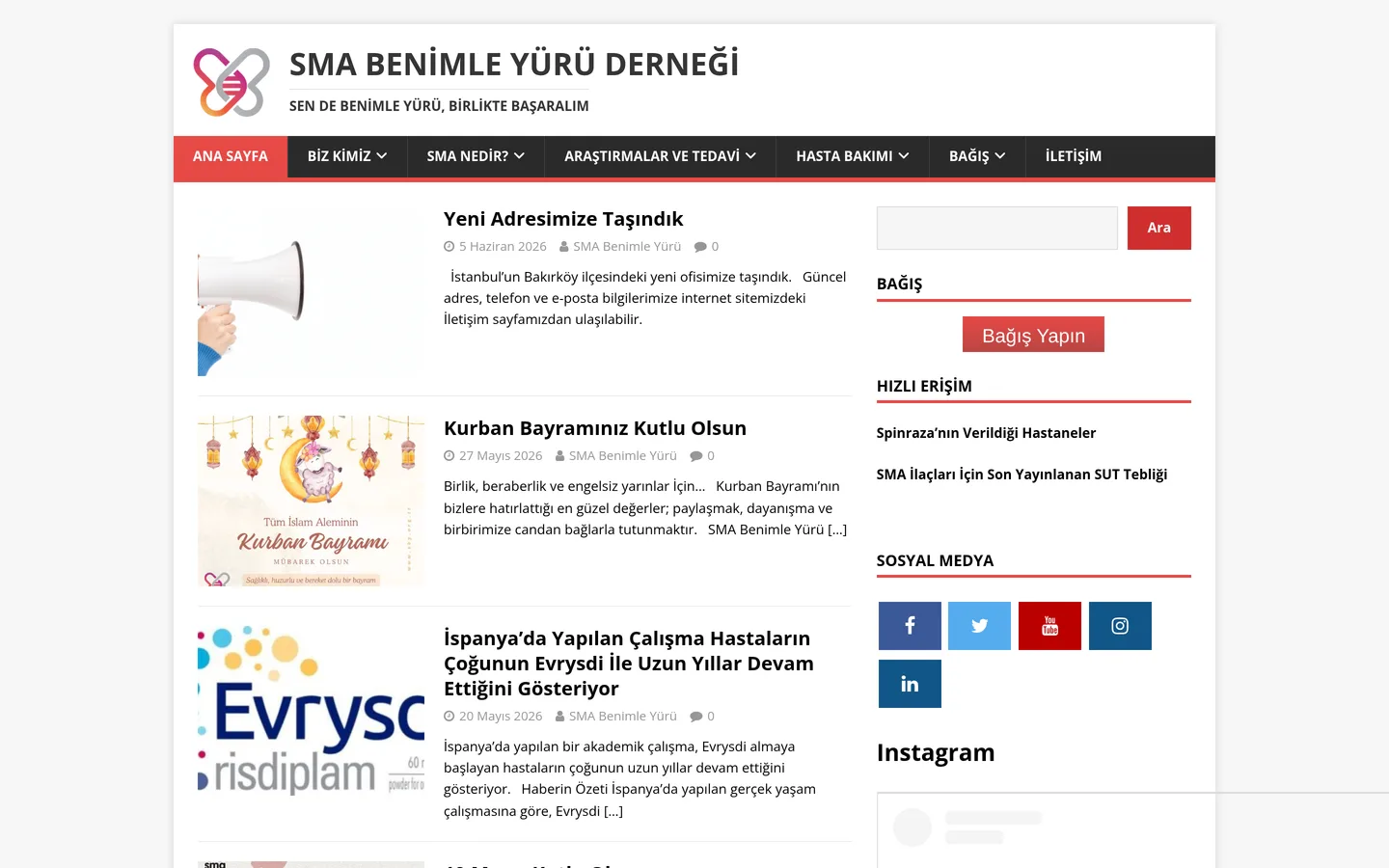 SMA Benimle Yürü Derneği