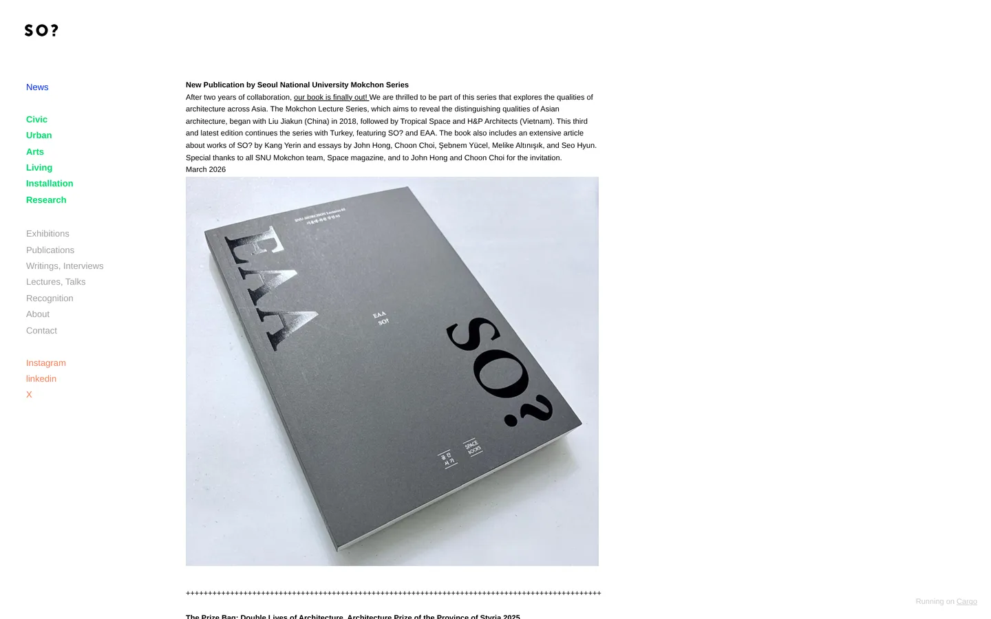 SO? Architecture & Ideas