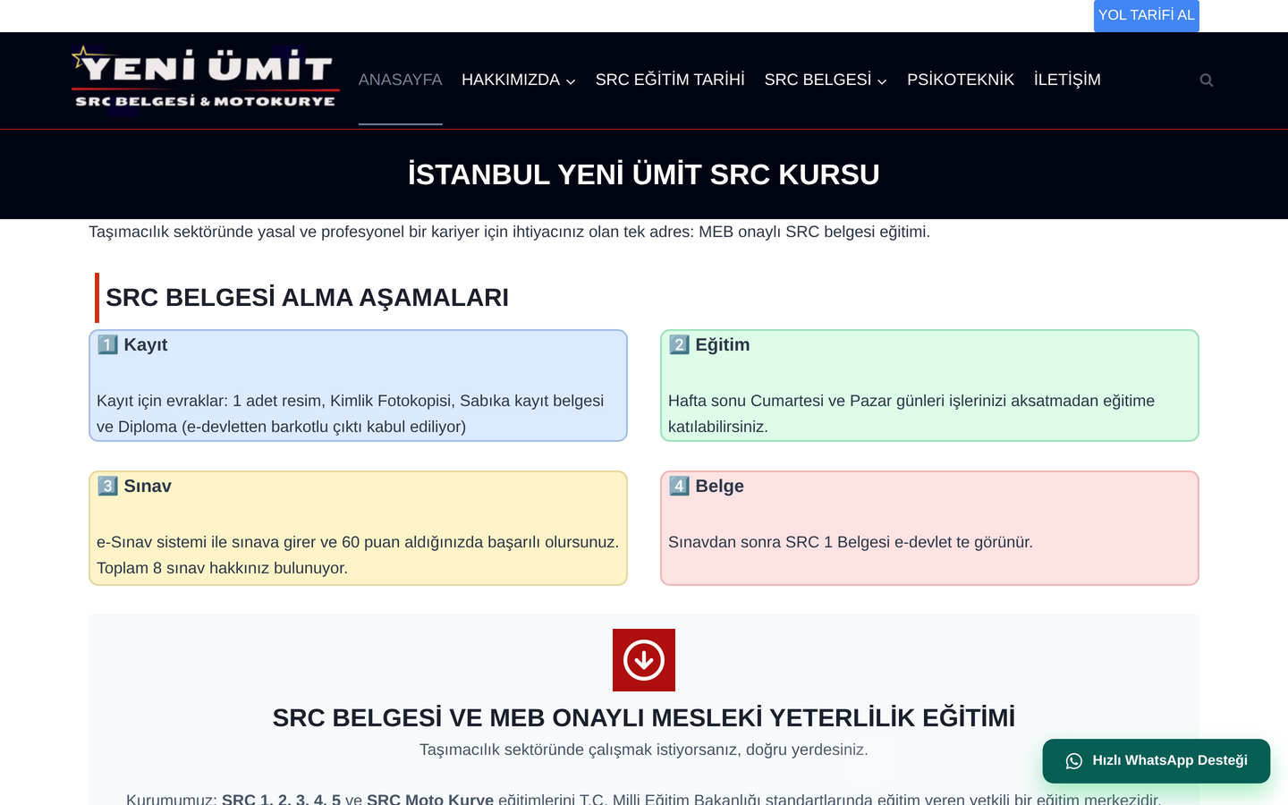SRC Belgesi