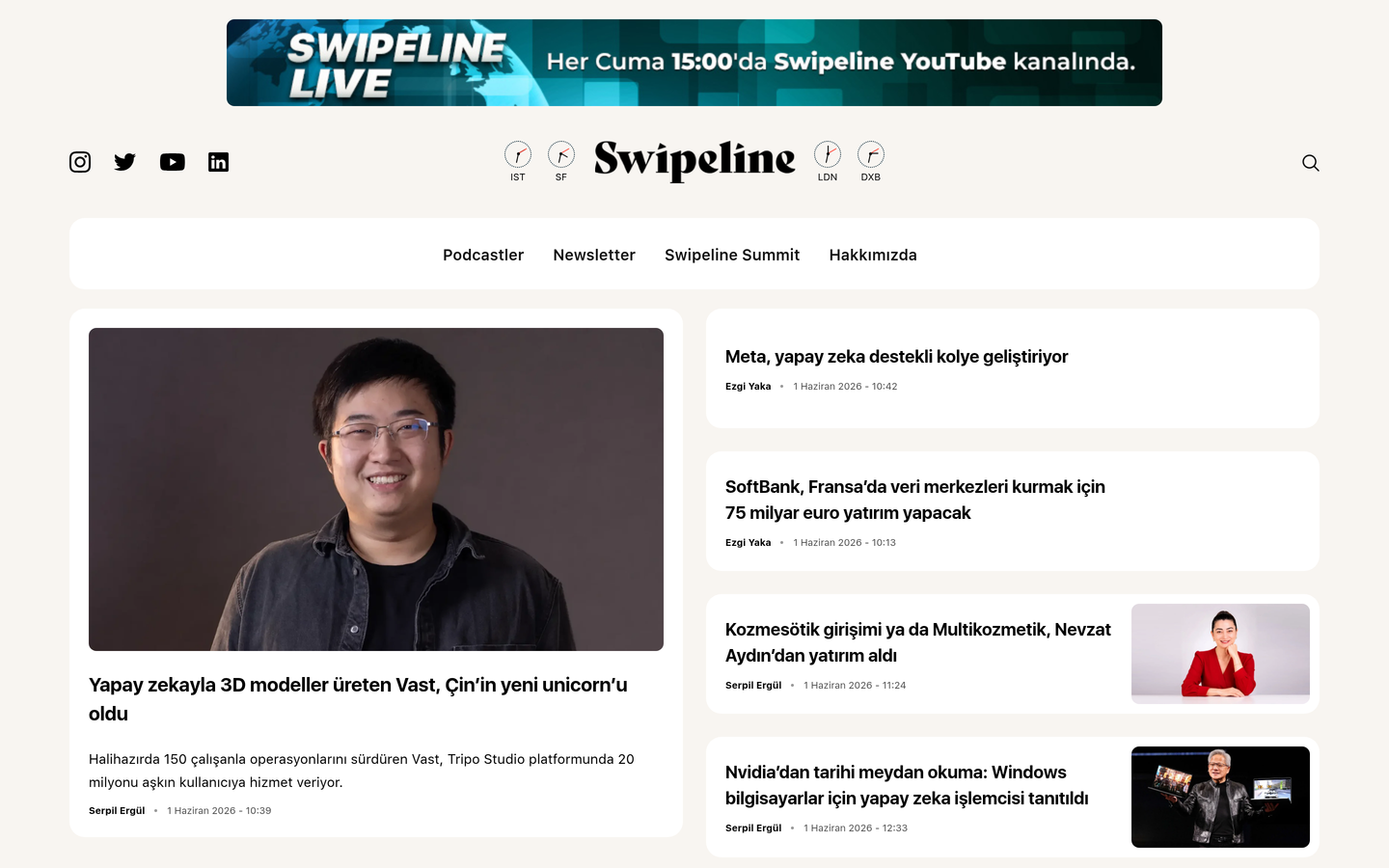 Swipeline