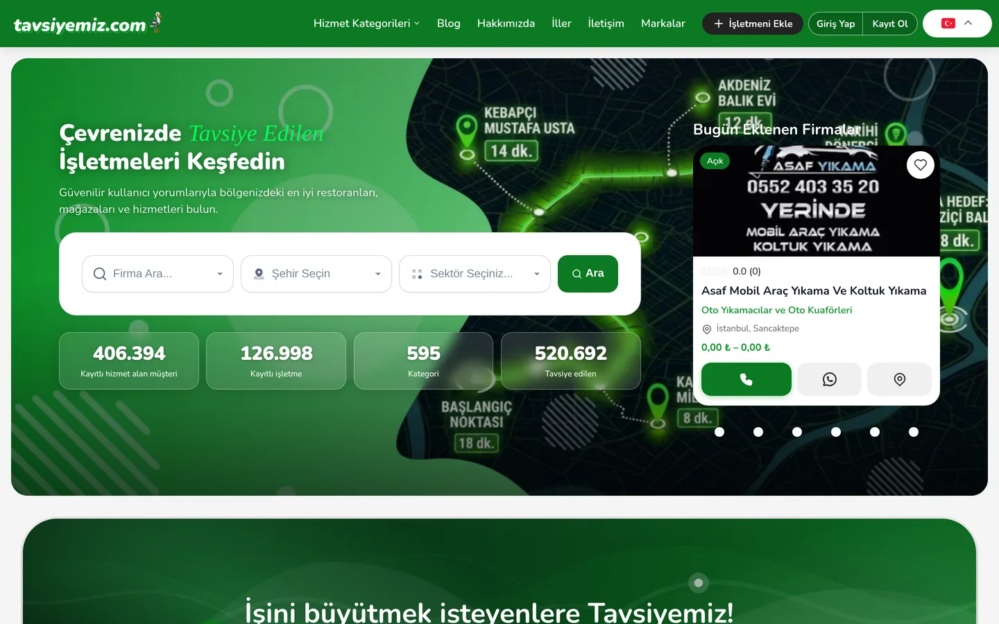 Tavsiyemiz