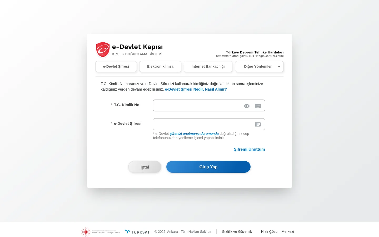Türkiye Deprem Tehlike Haritaları