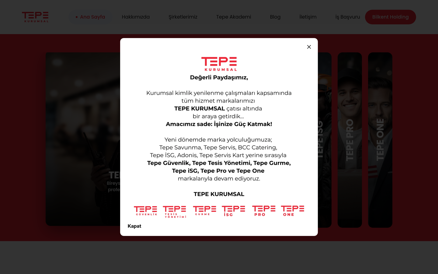 Tepe Kurumsal Çözümler