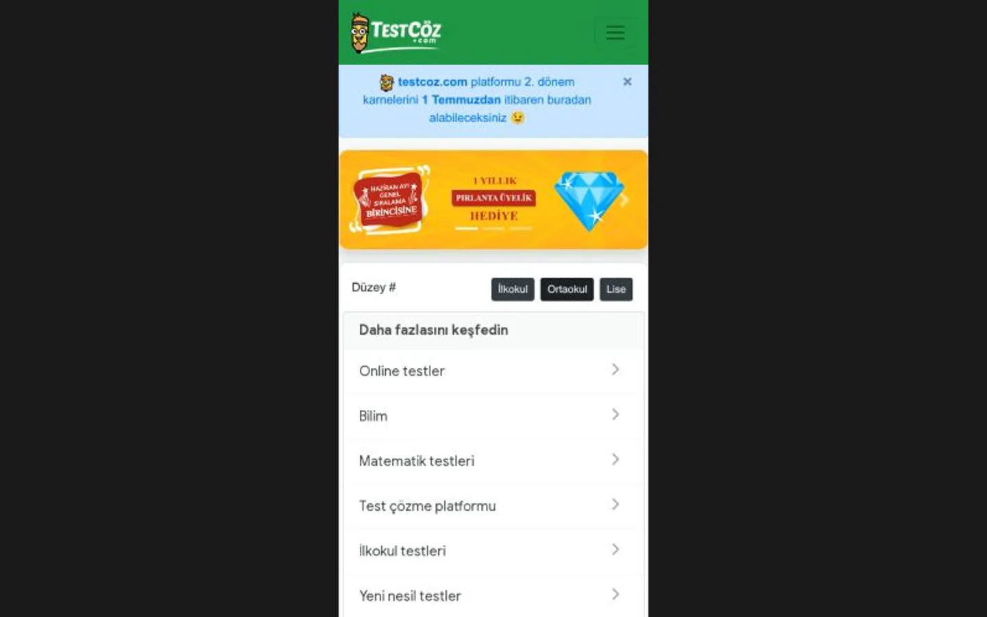 Test Çöz