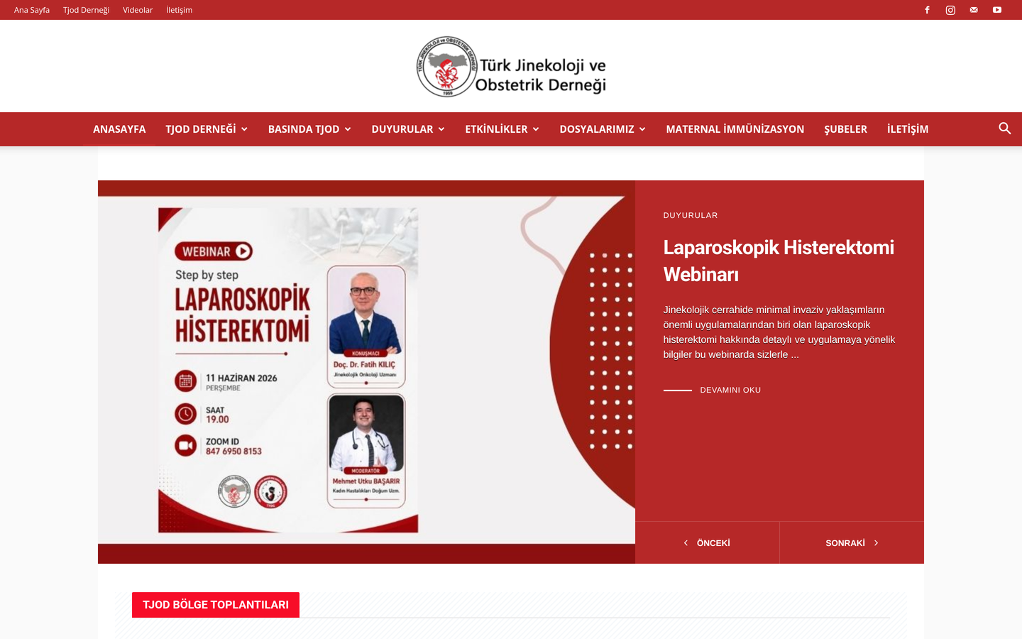 TJOD (Türk Jinekoloji ve Obstetrik Derneği)