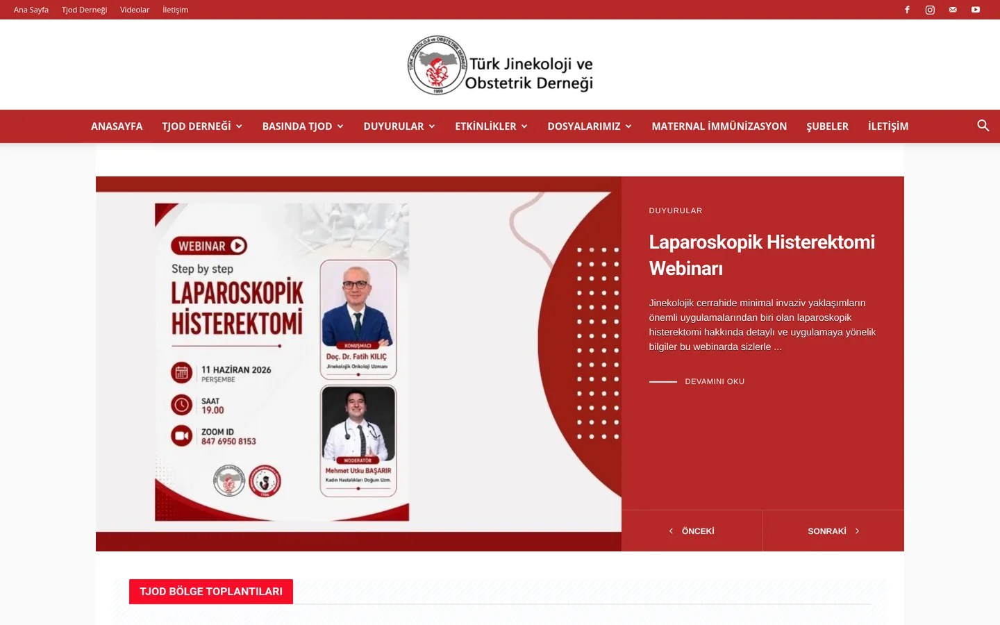 TJOD (Türk Jinekoloji ve Obstetrik Derneği)