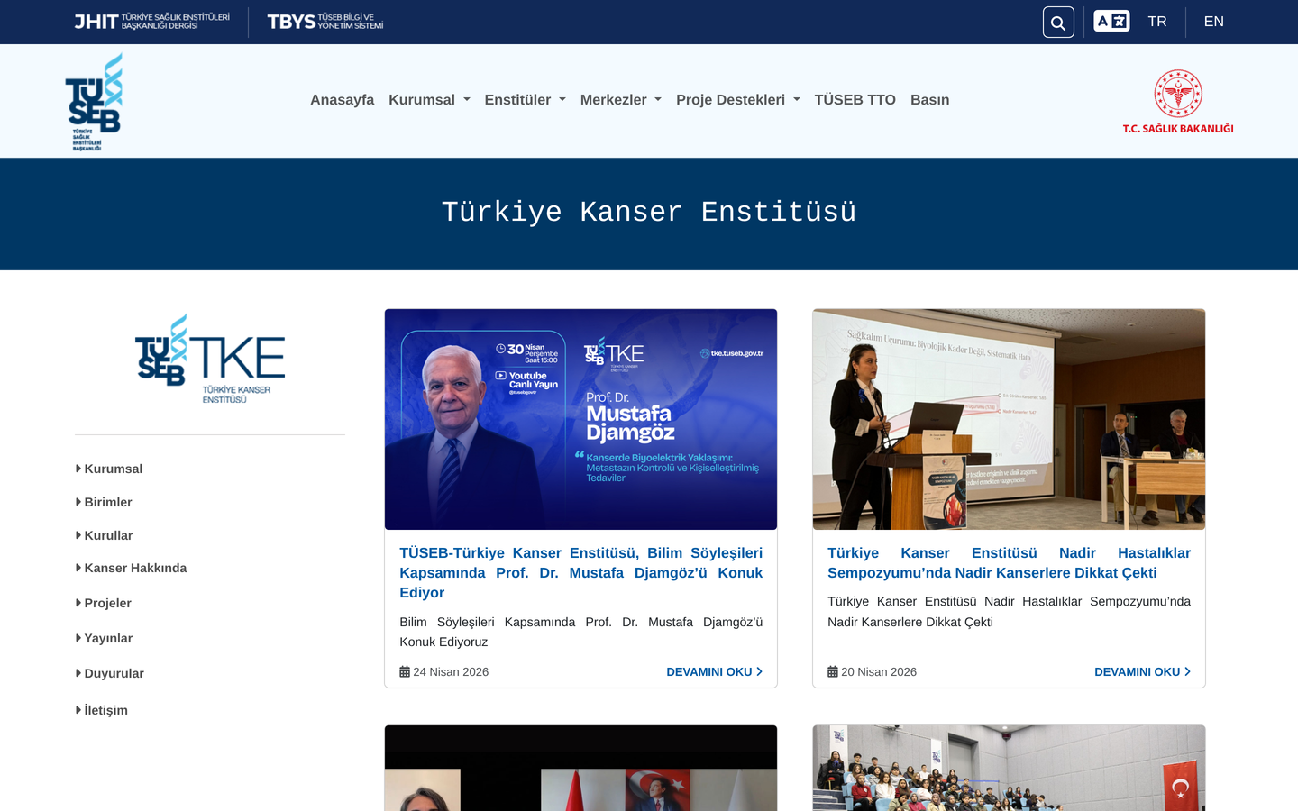 Türkiye Kanser Enstitüsü (TÜSEB)
