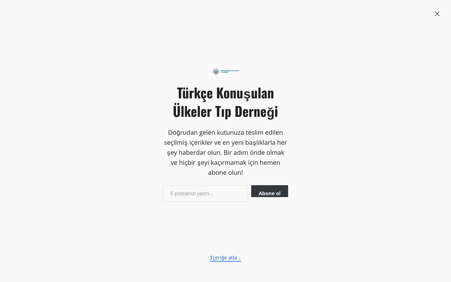Türkçe Konuşulan Ülkeler Tıp Derneği (TKUTD)