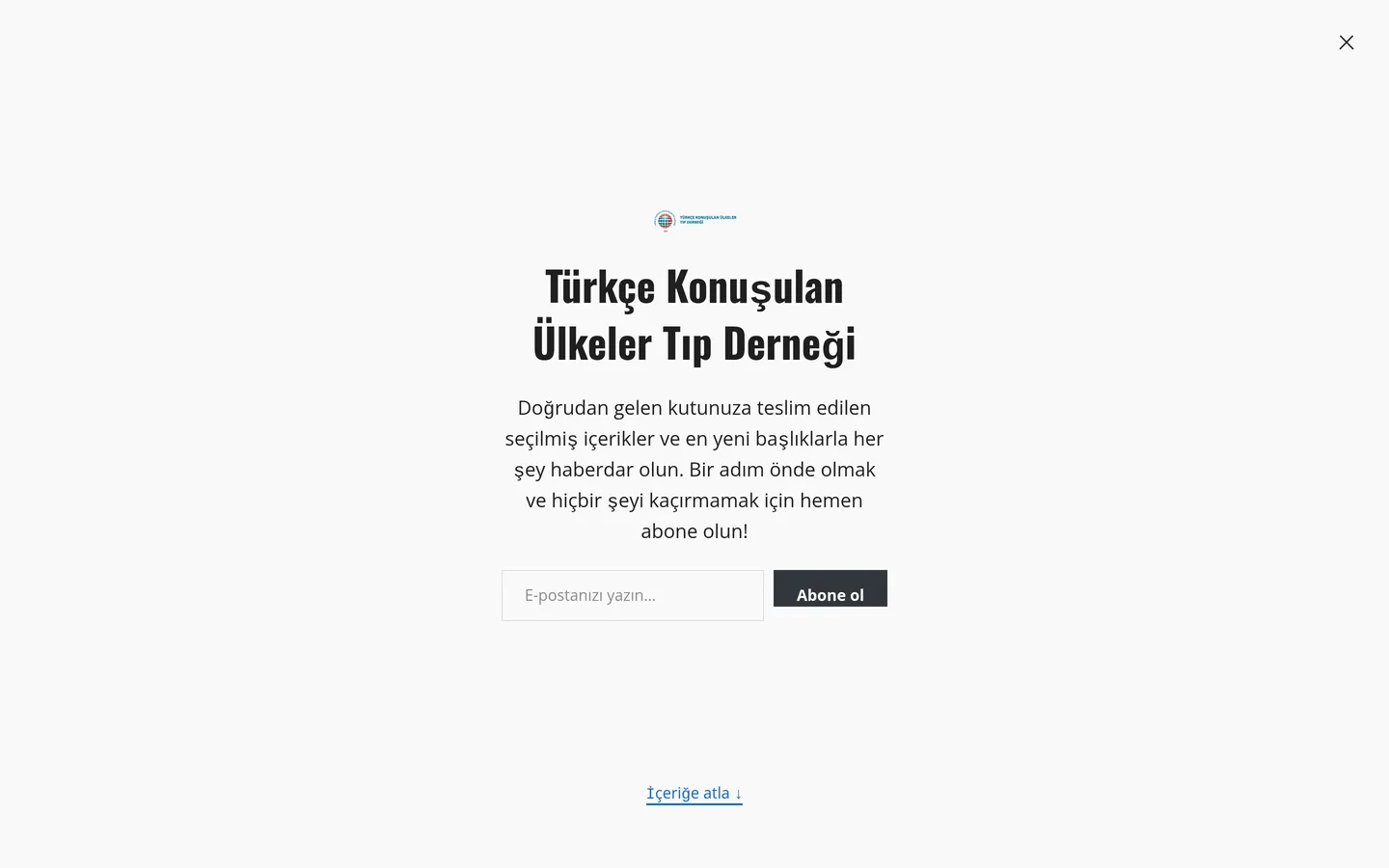 Türkçe Konuşulan Ülkeler Tıp Derneği (TKUTD)