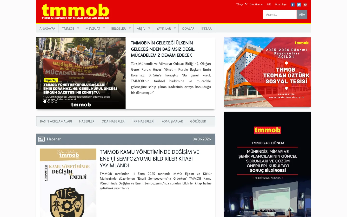 TMMOB (Genel Merkez)