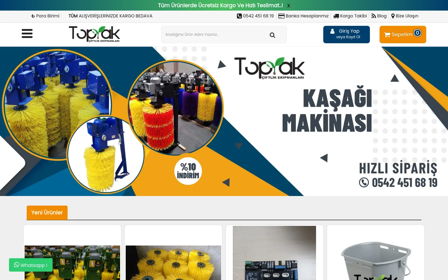 Toprak Çiftlik Ekipmanları