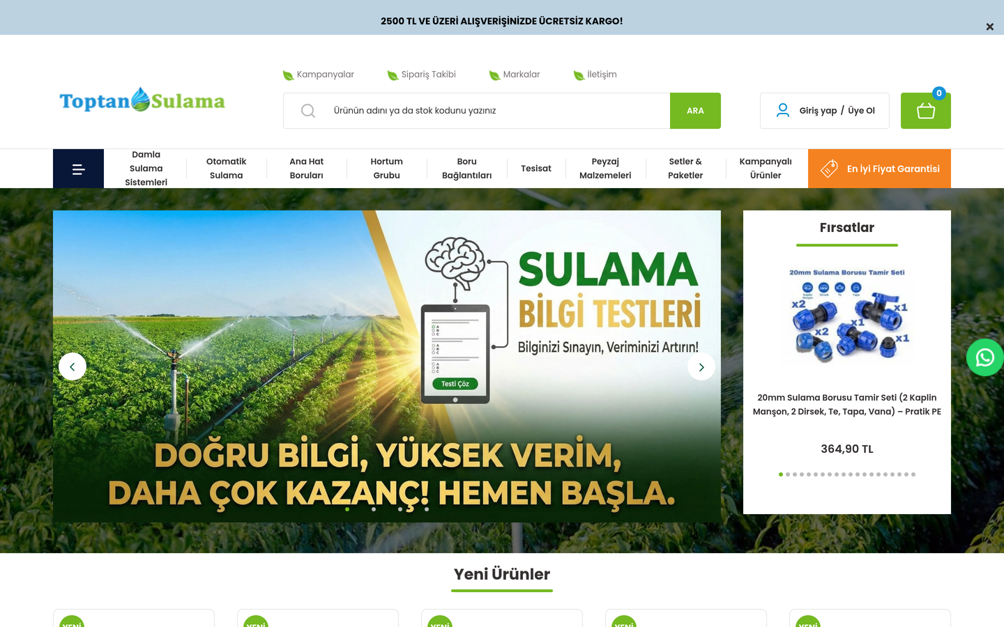 Toptan Sulama